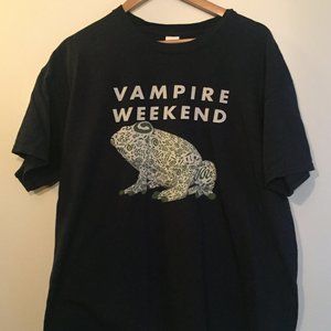 Navy Vampire Weekend Concert T-shirt XL